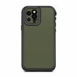 Solid State Olive Drab Lifeproof iPhone 12 Pro fre Case Skin