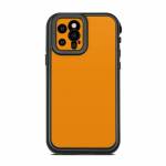 Solid State Orange Lifeproof iPhone 12 Pro fre Case Skin