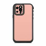 Solid State Peach Lifeproof iPhone 12 Pro fre Case Skin