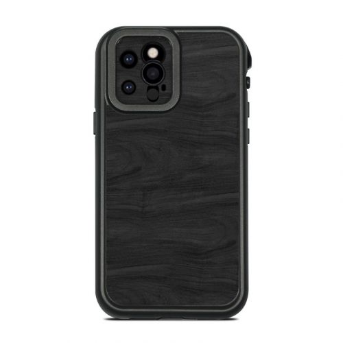 Black Woodgrain Lifeproof iPhone 12 Pro fre Case Skin