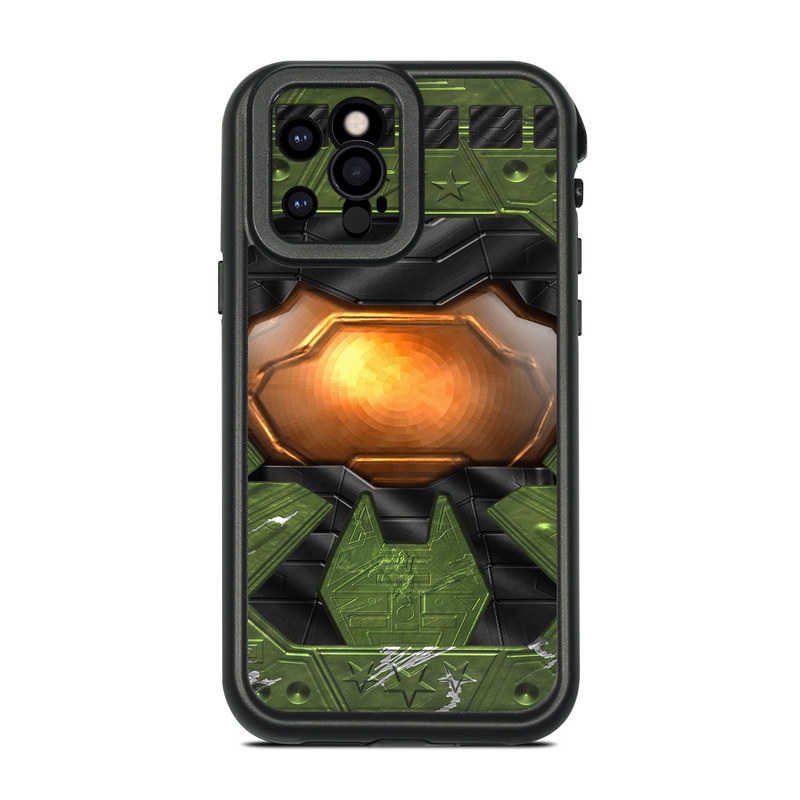 LifeProof iPhone 12 Pro fre Case Skin design of Green, Fictional character, Games, Fiction, Pc game, Illustration, Strategy video game, Digital compositing, Art, Screenshot, with green, yellow, orange, black colors
