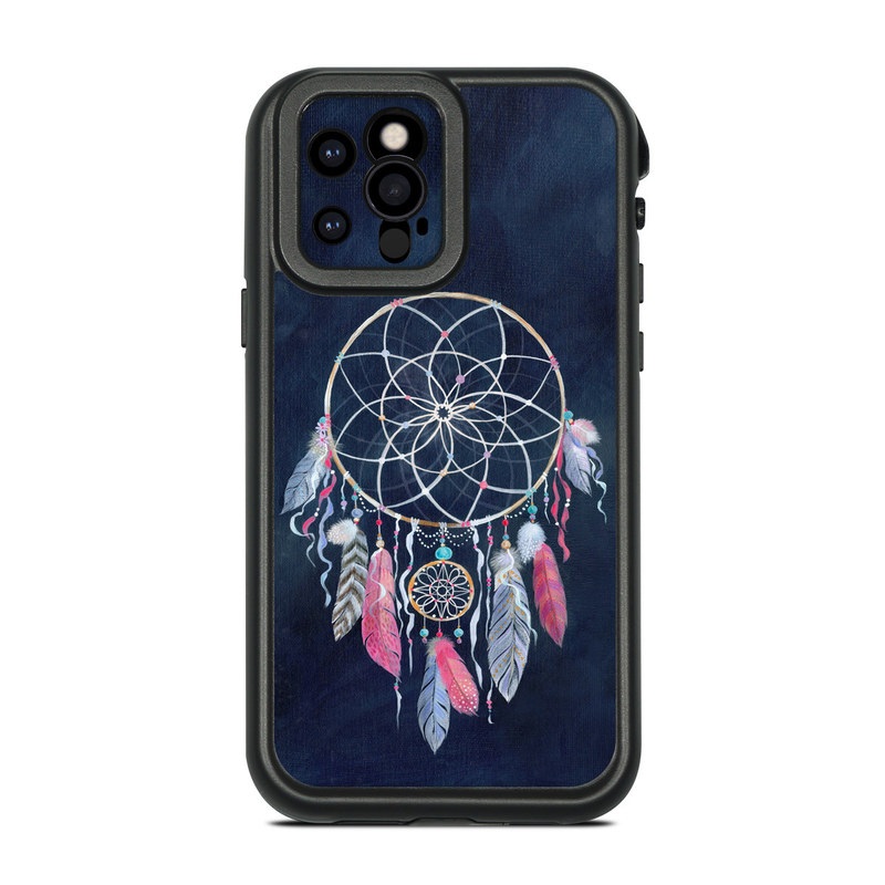 LifeProof iPhone 12 Pro fre Case Skin design of Fashion accessory, Jewellery, Textile, Illustration, Turquoise, Art, Still life photography, with blue, white, pink, yellow, orange, blue colors