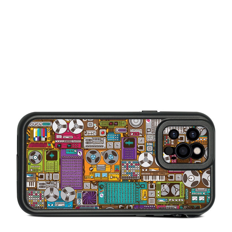 LifeProof iPhone 12 Pro fre Case Skin design of Games, Pc game, Design, Pattern, Screenshot, Art, with gray, black, red, green, blue, purple colors