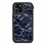 Digital Navy Camo LifeProof iPhone 12 Pro Max fre Case Skin