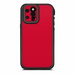 Solid State Red Lifeproof iPhone 12 Pro Max fre Case Skin