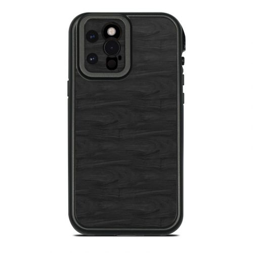 Black Woodgrain Lifeproof iPhone 12 Pro Max fre Case Skin