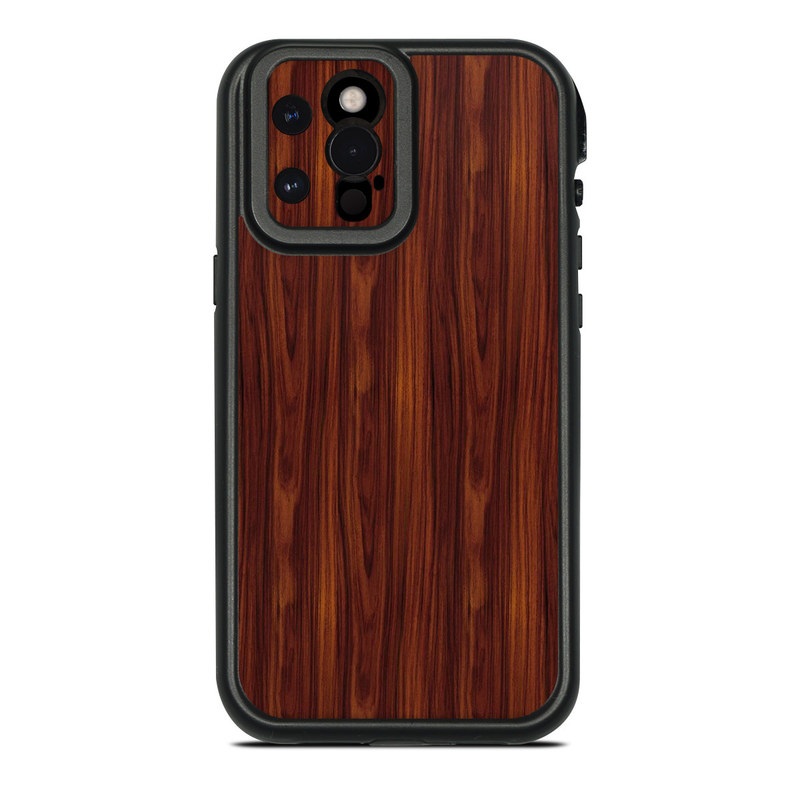 Lifeproof iPhone 12 Pro Max fre Case Skin design of Wood, Red, Brown, Hardwood, Wood flooring, Wood stain, Caramel color, Laminate flooring, Flooring, Varnish, with black, red colors