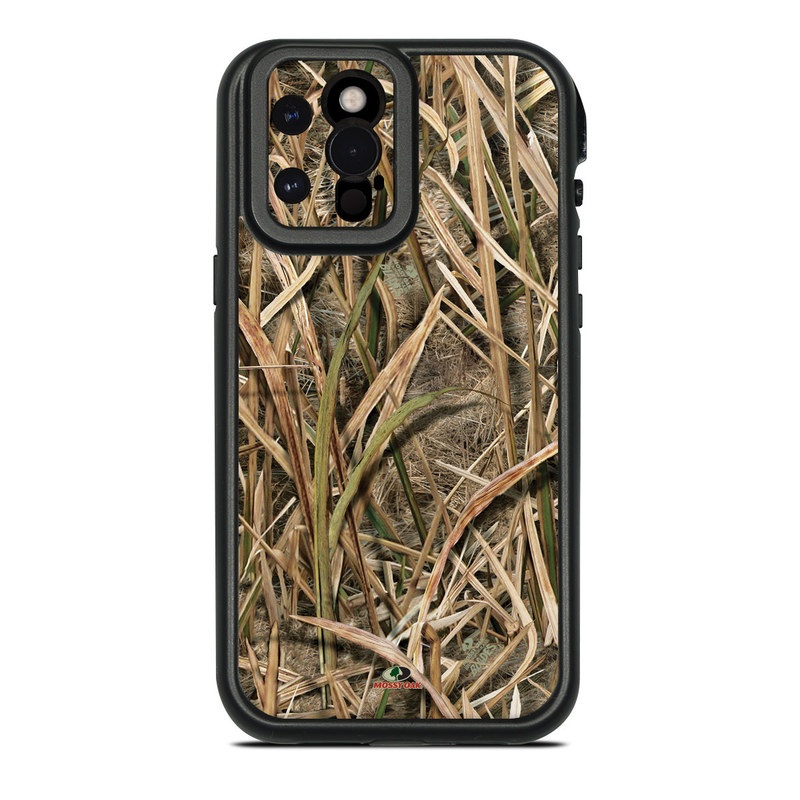 Lifeproof iPhone 12 Pro Max fre Case Skin design of Grass, Straw, Plant, Grass family, Twig, Adaptation, Agriculture with black, green, gray, red colors