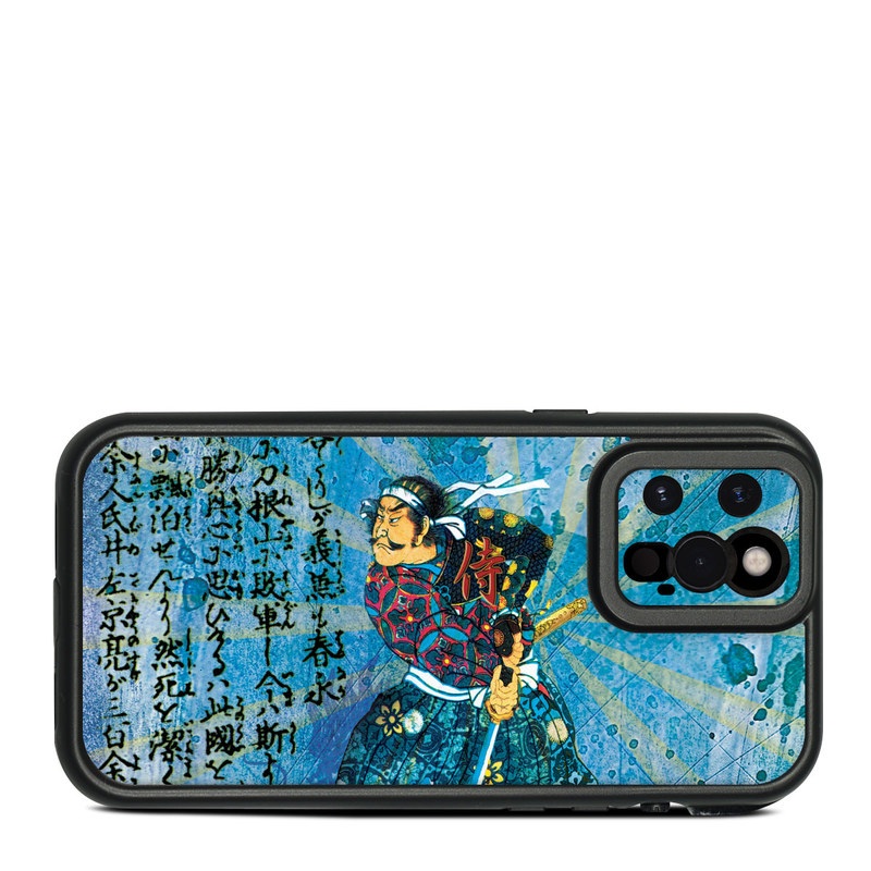 LifeProof iPhone 12 Pro Max fre Case Skin design of Art, Illustration, Painting, with blue, black, gray, green, red colors