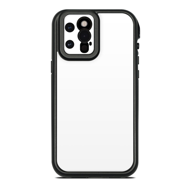 LifeProof iPhone 12 Pro Max fre Case Skin design of White, Black, Line, with white colors