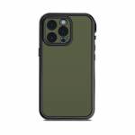 Solid State Olive Drab Lifeproof iPhone 13 Pro fre Case Skin