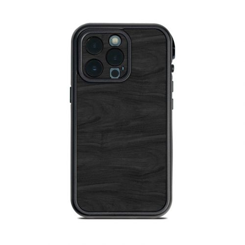Black Woodgrain Lifeproof iPhone 13 Pro fre Case Skin