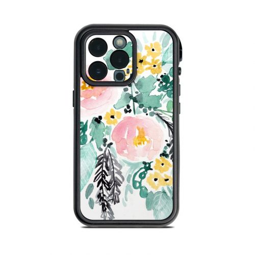 Blushed Flowers Lifeproof iPhone 13 Pro fre Case Skin
