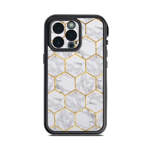 Honey Marble Lifeproof iPhone 13 Pro fre Case Skin
