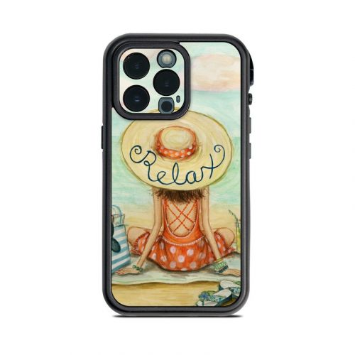 Relaxing on Beach Lifeproof iPhone 13 Pro fre Case Skin