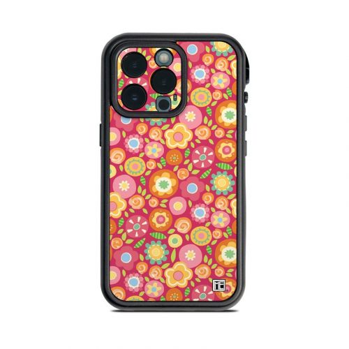 Flowers Squished Lifeproof iPhone 13 Pro fre Case Skin