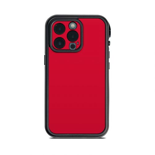 Solid State Red Lifeproof iPhone 13 Pro fre Case Skin