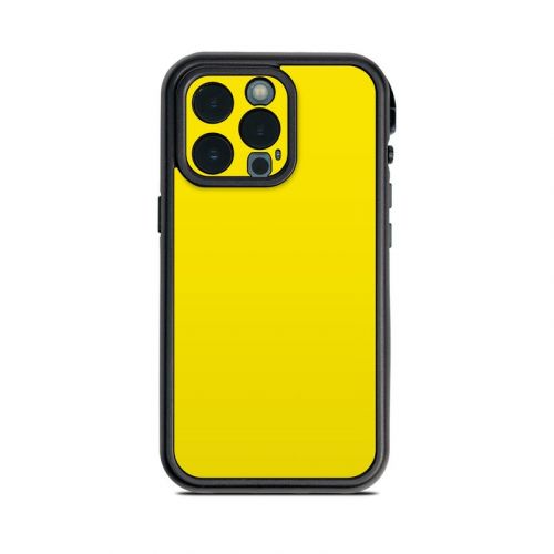 Solid State Yellow Lifeproof iPhone 13 Pro fre Case Skin