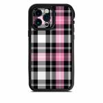Pink Plaid LifeProof iPhone 13 Pro Max fre Case Skin