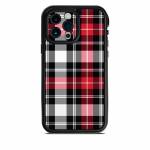 Red Plaid LifeProof iPhone 13 Pro Max fre Case Skin