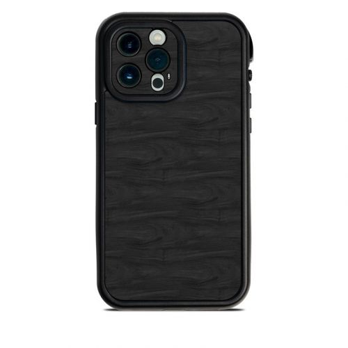Black Woodgrain Lifeproof iPhone 13 Pro Max fre Case Skin