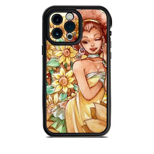 Lady Sunflower Lifeproof iPhone 13 Pro Max fre Case Skin