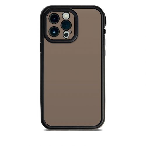 Solid State Flat Dark Earth Lifeproof iPhone 13 Pro Max fre Case Skin