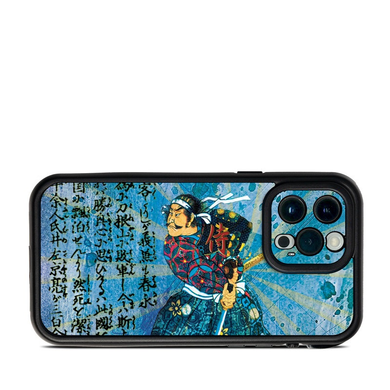 LifeProof iPhone 13 Pro Max fre Case Skin design of Art, Illustration, Painting, with blue, black, gray, green, red colors