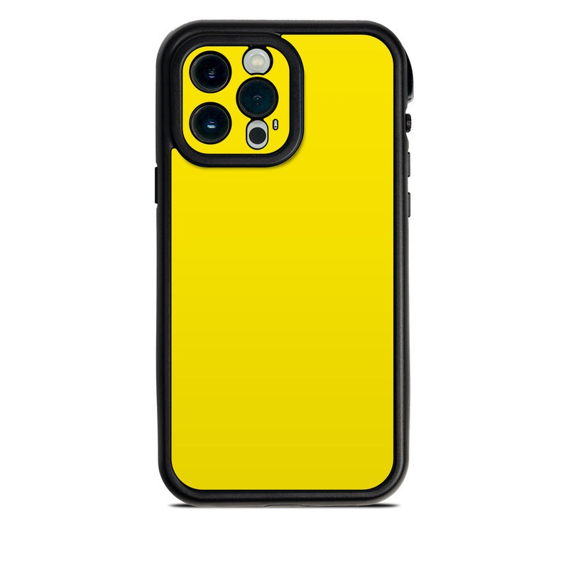 LifeProof iPhone 13 Pro Max fre Case Skin design of Green, Yellow, Orange, Text, Font, with yellow colors