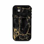 Black Gold Marble Lifeproof iPhone 11 fre Case Skin