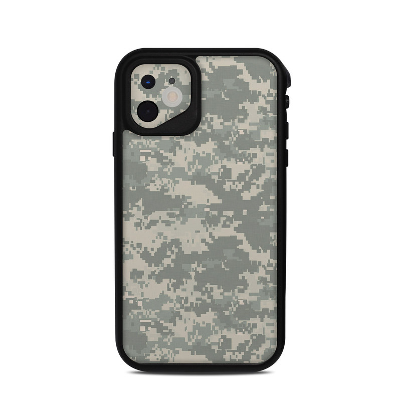 LifeProof iPhone 11 fre Case Skin design of Military camouflage, Green, Pattern, Uniform, Camouflage, Design, Wallpaper, with gray, green colors