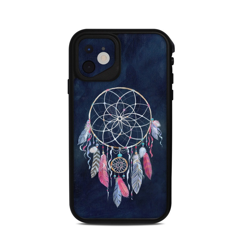 LifeProof iPhone 11 fre Case Skin design of Fashion accessory, Jewellery, Textile, Illustration, Turquoise, Art, Still life photography, with blue, white, pink, yellow, orange, blue colors
