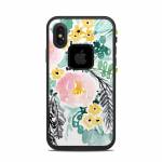 Blushed Flowers LifeProof iPhone X fre Case Skin