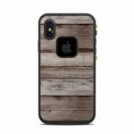 Barn Wood LifeProof iPhone X fre Case Skin