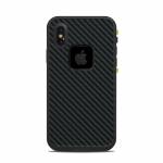 Carbon LifeProof iPhone X fre Case Skin