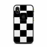 Checkers LifeProof iPhone X fre Case Skin