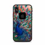Coral Peacock LifeProof iPhone X fre Case Skin