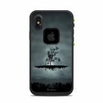 Flying Tree Black LifeProof iPhone X fre Case Skin