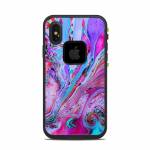 Marbled Lustre LifeProof iPhone X fre Case Skin