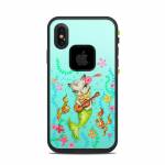 Merkitten with Ukelele LifeProof iPhone X fre Case Skin