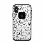 Moody Cats LifeProof iPhone X fre Case Skin