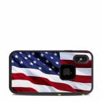 Patriotic LifeProof iPhone X fre Case Skin