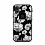 Striped Blooms LifeProof iPhone X fre Case Skin