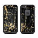 Black Gold Marble LifeProof iPhone 6s fre Case Skin