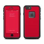 Solid State Red LifeProof iPhone 6s fre Case Skin