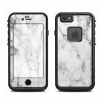 White Marble LifeProof iPhone 6s fre Case Skin