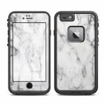 White Marble LifeProof iPhone 6s Plus fre Case Skin