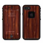 Dark Rosewood LifeProof iPhone 8 fre Case Skin