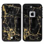 Black Gold Marble LifeProof iPhone 8 Plus fre Case Skin
