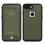 Solid State Olive Drab LifeProof iPhone 8 Plus fre Case Skin